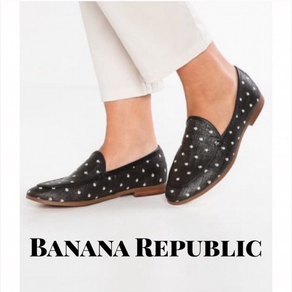 New Banana Republic Black Woven Loafers - Picture 3 of 8